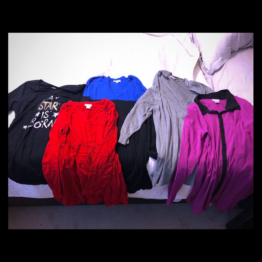 XL Maternity top lot